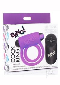 Bang C-ring and Bullet W/remote Purple